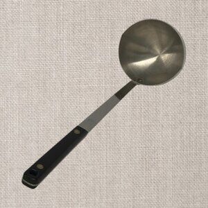 Ekco Flint Arrowhead Stainless Black Handle Gravy Ladle Kitchen Utensil USA Made